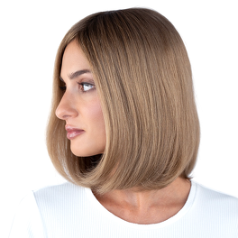 Topper naturalny wielotonowy beżowo-karmelowy blond TAU 25cm #  8/10/16
