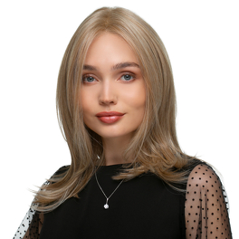 Peruka z włosów syntetycznych termoodporna brąz z odrostem MODEST # 9/14/6R