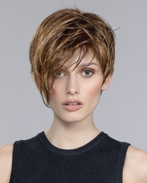 Peruka z włosów syntetycznych platynowy blond DISC MONO PART # platin/mix