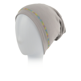 Turban o sportowym kroju lekki i dopasowany szary ELIF # B63