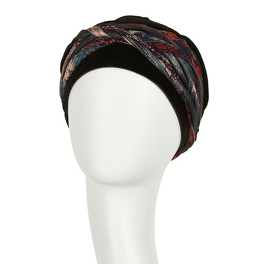 Turban ciemnobrązowy Christine Wear SCARLETT # velvet dark brown