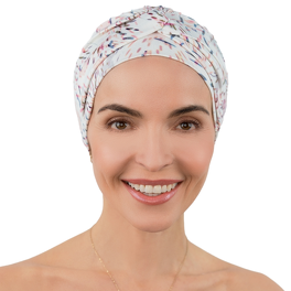 Przylegający turban w delikatne wzory ELA # 109