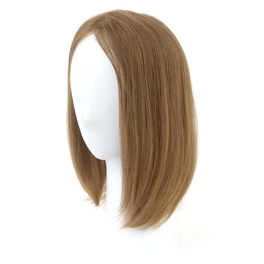 Topper z naturalnych włosów słowiańskich jasny brąz DOP 600/82 30cm # 8/12