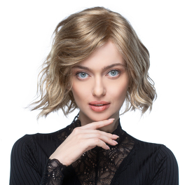 Damska peruka z włosów syntetycznych ciemny blond z odrostem MORGANITE # 12/26/19/6R