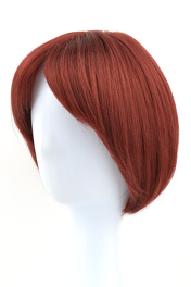 Peruka z włosów syntetycznych ciemny brąz z siwiziną VOYAGE # 44