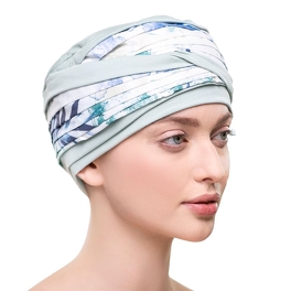 Turban wiskozowy miętowy OSLO # B/103+S/86*