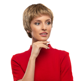 Peruka damska z włosów syntetycznych średni blond TILLY PLUS # 12/14/16