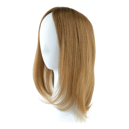 Topper z naturalnych włosów słowiańskich jasny brąz STILLA 35cm # 8/12