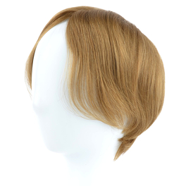 Topper z naturalnych słowiańskich włosów dziewiczych ciemny blond AIKA 15cm # 10
