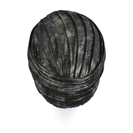 Ciepły elegancki turban grafitowy MOONLIGHT*