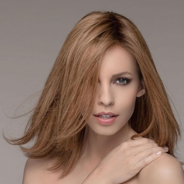 Peruka z włosów naturalnych remy pastelowy blond z odrostem TRINITY PLUS # pastelblonde/rooted*