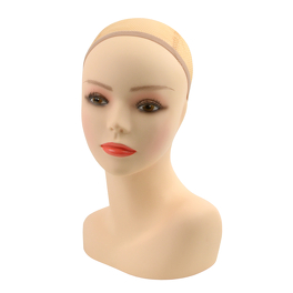 Głowa wystawowa plastikowa z twarzą 34cm
