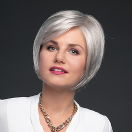 Peruka z włosów syntetycznych jasny chłodny blond z odrostem AGATE # 23/66/4R