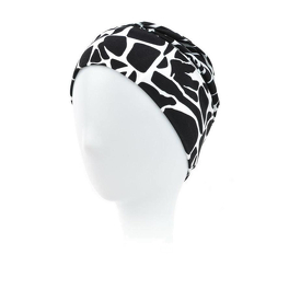 Turban czarny wzór BARBADOS # B43
