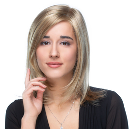 Półperuka syntetyczna blond z odrostem ONYX # 14/16/8R