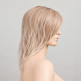 Peruka średniej długości syntetyczna miękkie fale blond z refleksami FLOW MONO PART # candyblonde/lighted
