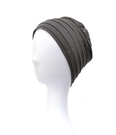 Lekki i komfortowy turban grafitowy ZUZA # 307*