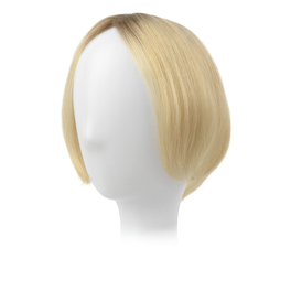 Topper z włosów słowiańskich blond z odrostem UNI 20cm # w kolorze R10/25