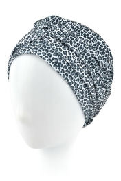 Lekki i wygodny turban w panterkę do kąpieli z ozdobnym drapowaniem AQUA # 029*