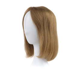 Topper z naturalnych włosów słowiańskich ciemny blond DOP 200/55 30cm # 8/12