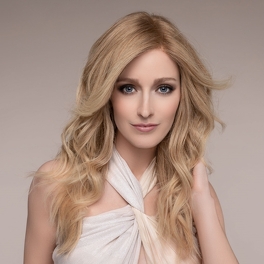 Peruka z włosów naturalnych remy piaskowy blond z odrostem CASCADE NEW # sandyblonde/rooted*
