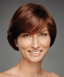 Peruka z włosów syntetycznych brąz z jaśniejszymi końcami SONYA NEW # 830/25