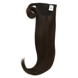 Dopinka z prostych włosów syntetycznych termoodpornych ciemny brąz 48cm LONG ME EASY # R2