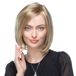Peruka z włosów syntetycznych ciepły blond TALC # 26/27/19/8R