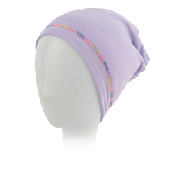 Turban o sportowym kroju lekki i dopasowany jasny fiolet ELIF # B06