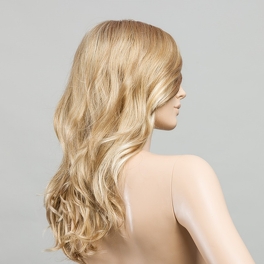 Peruka syntetyczna damska nowoczesna i długa warstwowa fryzura karmelowy blond z refleksami ARROW MONO PART # caramel/lighted