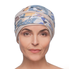 Elegancki turban jasny beż GRENADA # B9+S77*