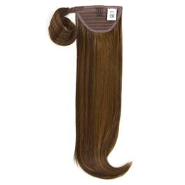 Dopinka z prostych włosów syntetycznych termoodpornych brąz 48cm LONG ME EASY # 6/8
