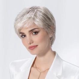 Peruka syntetyczna krótka damska fryzura biała HARMONY SOFT # white mix