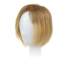 Topper z naturalnych słowiańskich włosów blond z odrostem AIKA 20cm # 6/8/10R+14/16