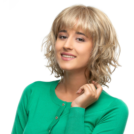 Peruka syntetyczna blond z odrostem PANACOTTA # 14/16/8R