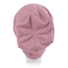 Turban o sportowym kroju lekki i dopasowany różowy ELIF # B3