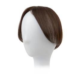 Topper naturalny z włosów słowiańskich brąz virgin 18cm DELMAR # 2/4