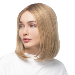 Peruka naturalna damska z włosów azjatyckich blond BIWA # 12/14R+14/16ASH+16H