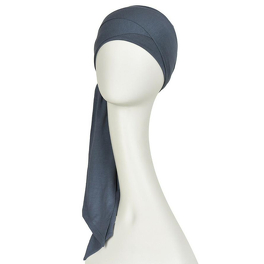 Turban z długą chustą niebieski Christine Wear MANTRA # blue