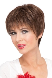 Damska peruka z włosów syntetycznych kasztanowy brąz GINGER # 33/130-33