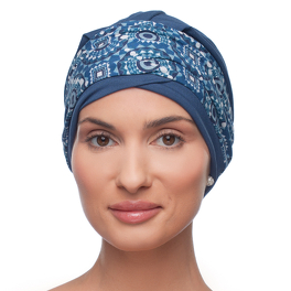 Klasyczny turban niebieski GLASGOW # B100/B420