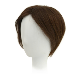 Topper z naturalnych włosów słowiańskich głęboki ciemny brąz DOP 600/13 20cm #2/4