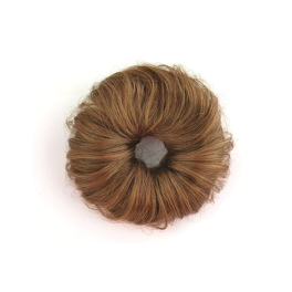 Dopinka do włosów kok na gumce włosy słowiańskie dziewicze ciemny blond LUX BUBBLE ME # 10