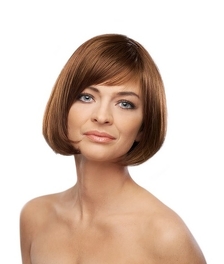 Peruka syntetyczna damska ciemny rudy z odrostem damska WINTER LIFE # 130/31/4R