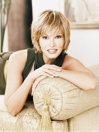 Peruka z włosów syntetycznych siwa CHICAGO MONO # 56/60*