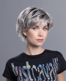 Peruka z włosów syntetycznych siwy "sól i pieprz" RAISE # salt/pepper/mix