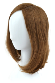 Topper z naturalnych włosów słowiańskich brąz STILLA 35cm # 6/8