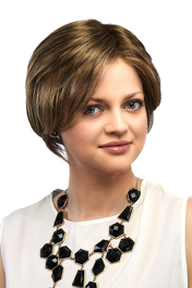 Peruka z włosów syntetycznych średni brąz CLEMENTINE # 33/830