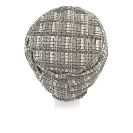 Turban w kratkę BIANCO