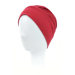 Turban czerwony gładki BARBADOS # B26*